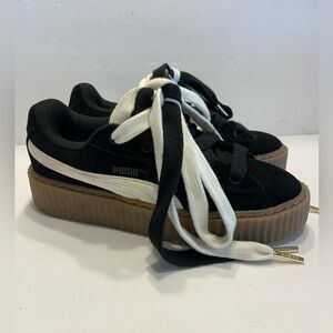 FENTY x PUMA Creeper Phatty Womens Rihanna Black Warm White Gum Brown 396403-01